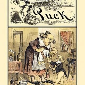 Puck Magazine: In a Critical Condition by Frederick Burr Opper