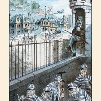 Puck Magazine: One Beauty of Our Penal System by Zimmerman