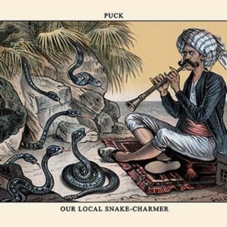 Puck Magazine: Our Local Snake-Charmer by Bernhard Gillam