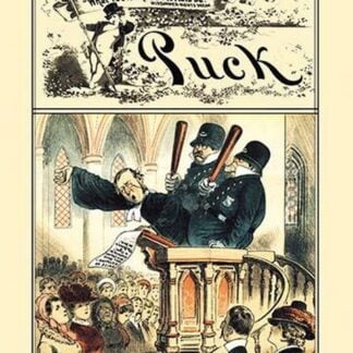 Puck Magazine: Our Rampageous Preachers by F. Graetz