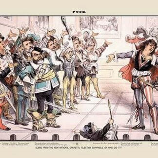 Puck Magazine: Scene From the New National Operetta by Joseph Keppler