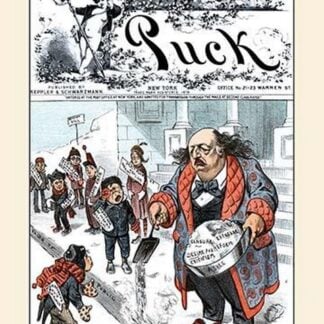 Puck Magazine: Spoiling Their Slide by Frederick Burr Opper