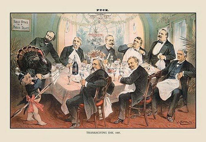 Puck Magazine: Thanksgiving Day