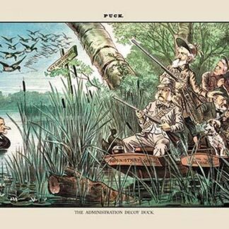 Puck Magazine: The Administration Decoy Duck by Bernhard Gillam