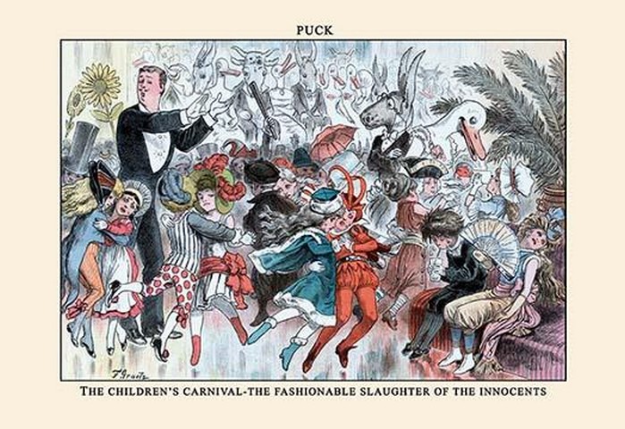 Puck Magazine: The Children's Carnival by F. Graetz
