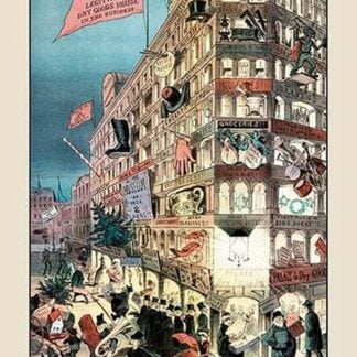 Puck Magazine: The Dry Goods Store of the Period by K & O