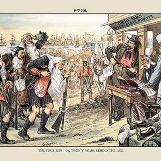 Puck Magazine: The Four Rips by Bernhard Gillam