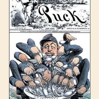 Puck Magazine: The Insatiable Glutton by F. Graetz