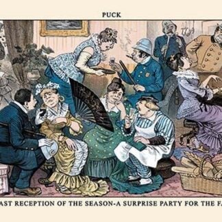 Puck Magazine: The Last Reception of the Season by Frederick Burr Opper