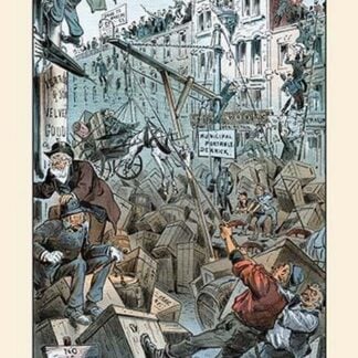 Puck Magazine: The Streets of New York by Zimmerman