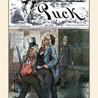 Puck Magazine: There's a New Policeman on the Beat by Bernhard Gillam