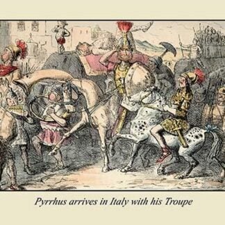 Pyrrhus Arrives in Italy With His Troupe by John Leech