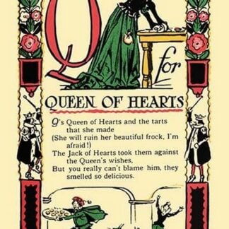 Q for Queen of Hearts by Tony Sarg