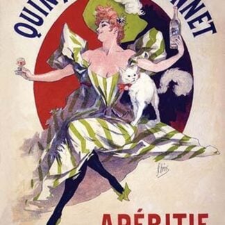 Quinquina Dubonnet aperitif dans tous les cafes by Jules Cheret