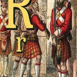 R for the Regiment Guarding the Gate by Edmund Evans