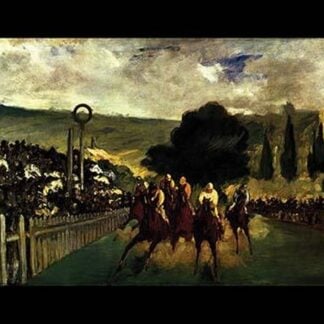 Race at Longchamp by Edouard Manet