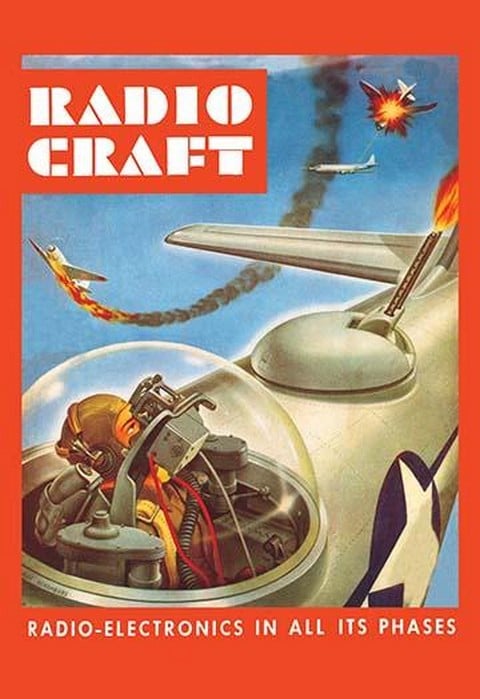 Radio-Craft: Fighter Plane by Alex Schomburg
