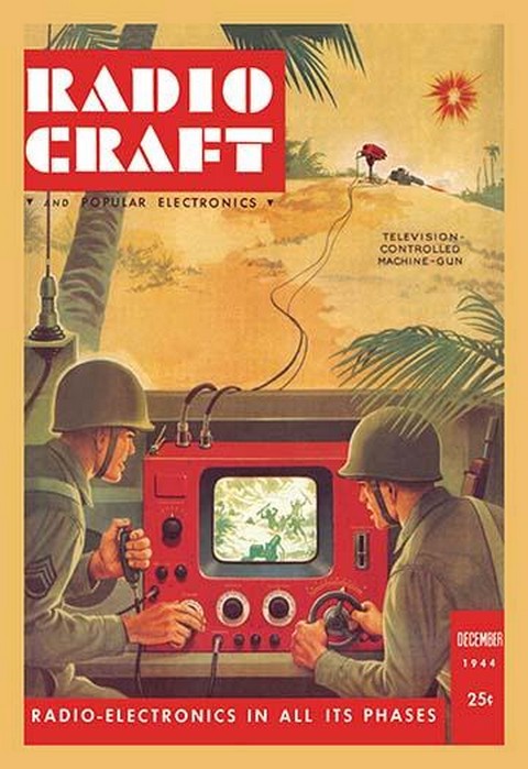 Radio Craft: Television-Controlled Machine Gun by Radcraft