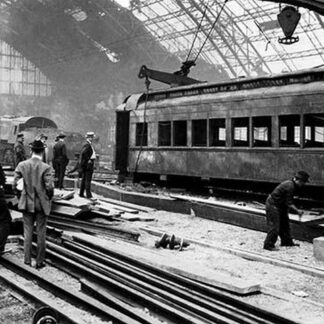 Railroad Shed House After Fire