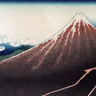 Rainstorm Beneath the Summit by Katsushika Hokusai