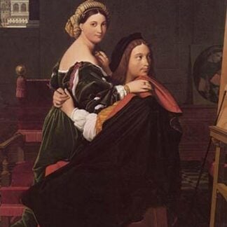Raphael & Fornarina by Jean-Auguste-Dominique Ingres