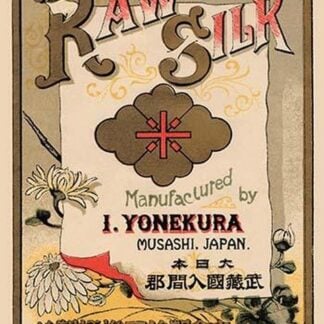 Raw Silk Manufactured by I. Yonekura