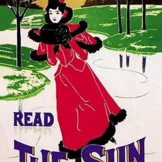 Read the Sun: Skating at Sunset by Louis Rhead