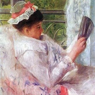 Reading Mrs. (Lydia Cassatt) by Cassatt by Mary Cassatt