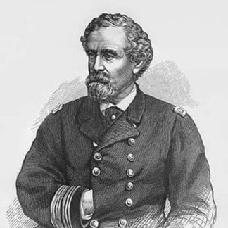 Rear Admiral James Alden by Frank Leslie