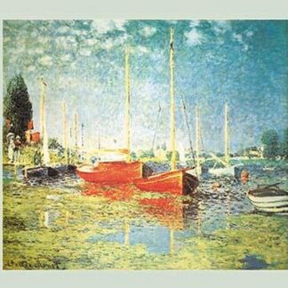 Red Boats at Argenteuil by Claude Monet