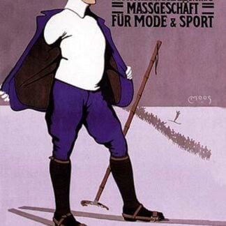 Reflective Skier in Turtleneck