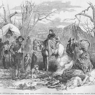 Refugees driven from Southern Missouri into the hands of General Sigel by Frank Leslie