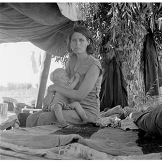 Refugees of the Drought of the Dust Bowl by Dorothea Lange