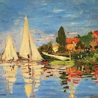 Regatta At Argenteuil by Claude Monet