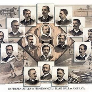 Representatives of Professional Base Ball of America by Root & Tinker