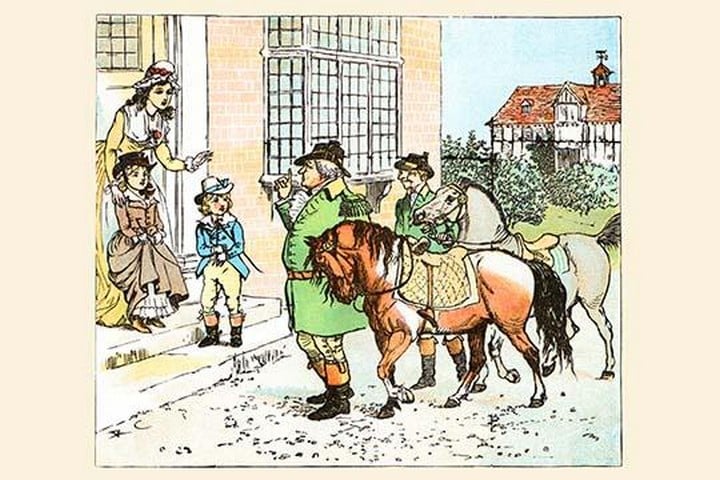 Ride a Cock-Horse to Banbury Cross by Randolph Caldecott