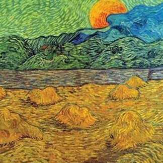 Rising Moon by Vincent van Gogh