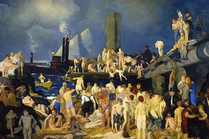 Riverfront by George Bellows