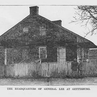 Robert E. Lee's Headquarters at Gettysburg by Frank Leslie
