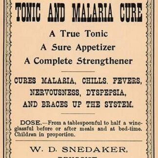 Robert's Tonic and Malaria Cure