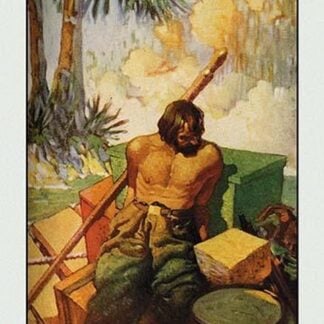 Robinson Crusoe: I Did My Utmost to Keep the Chests in Their Places by Frank Goodwin