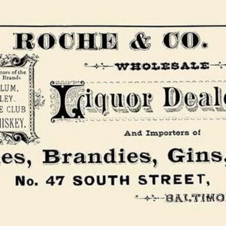 Roche & Co. Wholesale Liquor Dealers