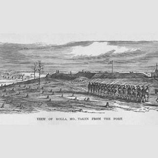 Rolla Missouri from Fort by Frank Leslie