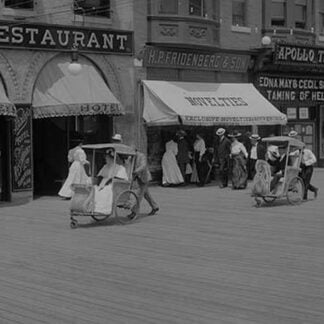 Rolling Chairs on Atlantic City Boardwalk