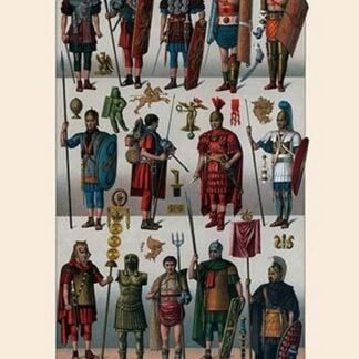 Roman Armament by Auguste Racinet
