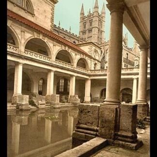 Roman Baths and Abbey by Detroit Photographic Company