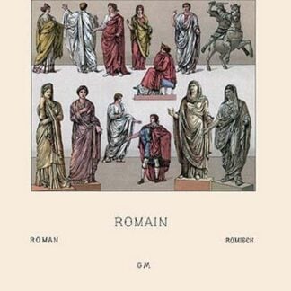 Roman Civil Costumes by Auguste Racinet