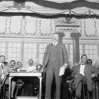 Roosevelt speaking at National Negro Business League
