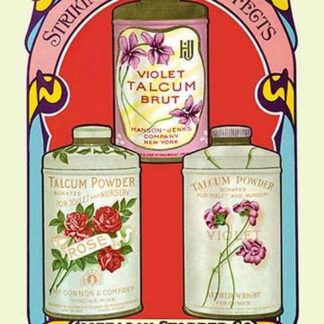 Rose and Violet Talcum Powders