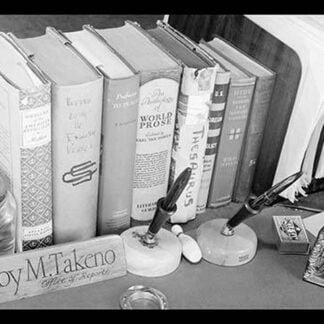Roy Takeno's Desk by Ansel Adams